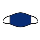 Nasen-Mund-Maske blau uni mit Filtertasche