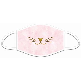 Nasen-Mund-Maske Katzenschnuzchen mit Filtertasche