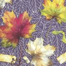 C Serviette Coutry Leaves lilac