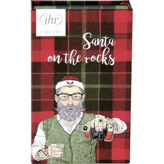 Geschenkset Whiskysteine Hipster Santa