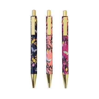 Set mit 3 Kugelschreibern Flower
