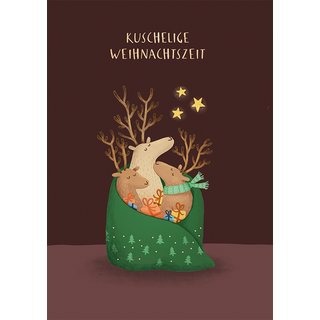 Doppelkarte Kuschelige Weihnachtszeit